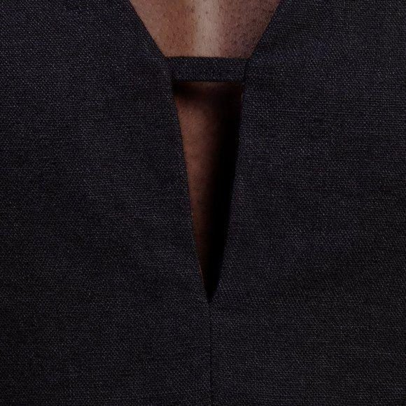 Zara V-Neck Romper Jumpsuit Black Small - Picture 7 of 8